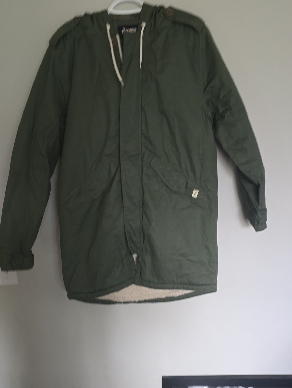 Altamont Olive Green Hooded Field Jacket